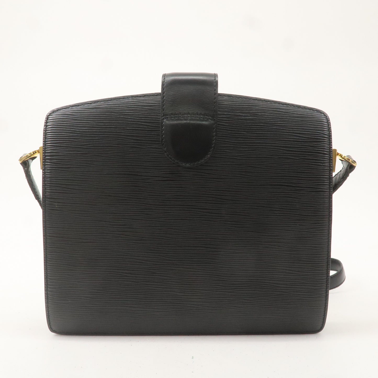 Louis Vuitton Epi Capucines Shoulder Bag Noir Black M52342