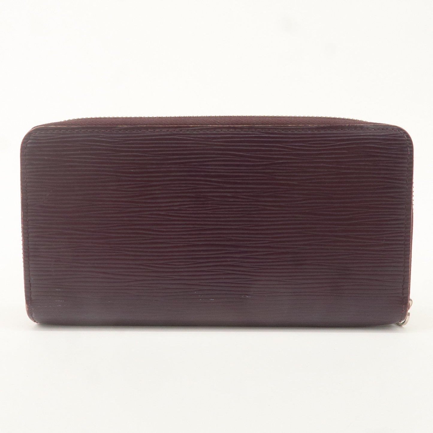 Louis Vuitton Epi Zippy Wallet Long Wallet Purple Cassis M6007K