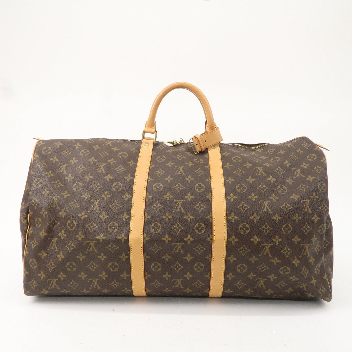 Louis Vuitton Monogram Keep All 60 Boston Bag Brown M41422