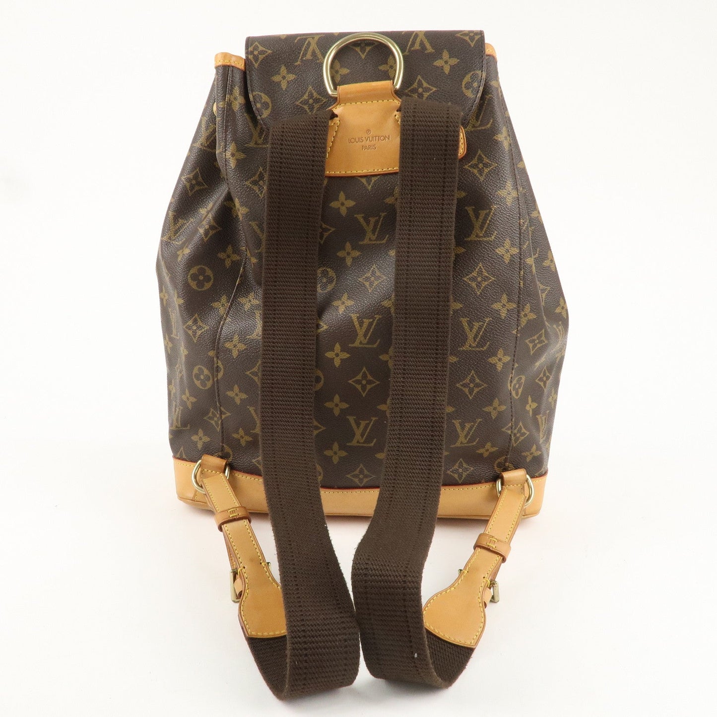 Louis Vuitton Monogram Montsouris GM Back Pack Brown M51135