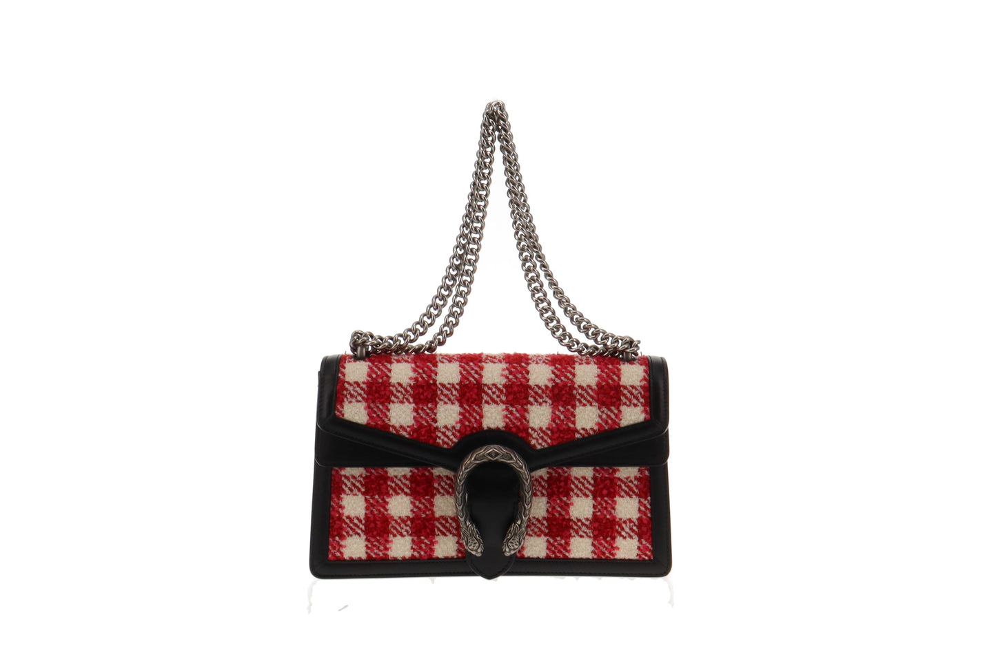 Gucci Dionysus Red Leather Chain Crossbody