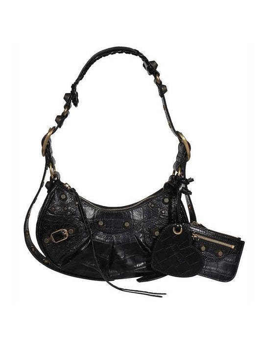 Luxury Balenciaga Trending 2026 Le Cagole XS Shoulder Bag Black