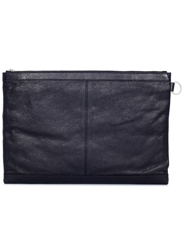 Luxury Balenciaga Trending 2026 Clip Large Clutch Bag Black