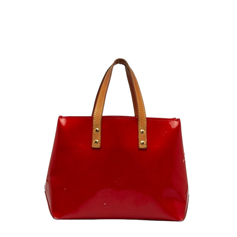 Louis Vuitton Monogram Verney Reed PM Handbag M91088 Rouge Red PVC Leather Louis Vuitton
