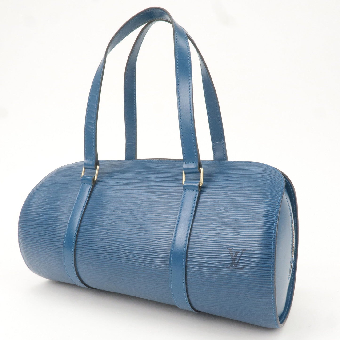 Louis Vuitton Epi Soufflot Shoulder Bag Hand Bag Blue M52222