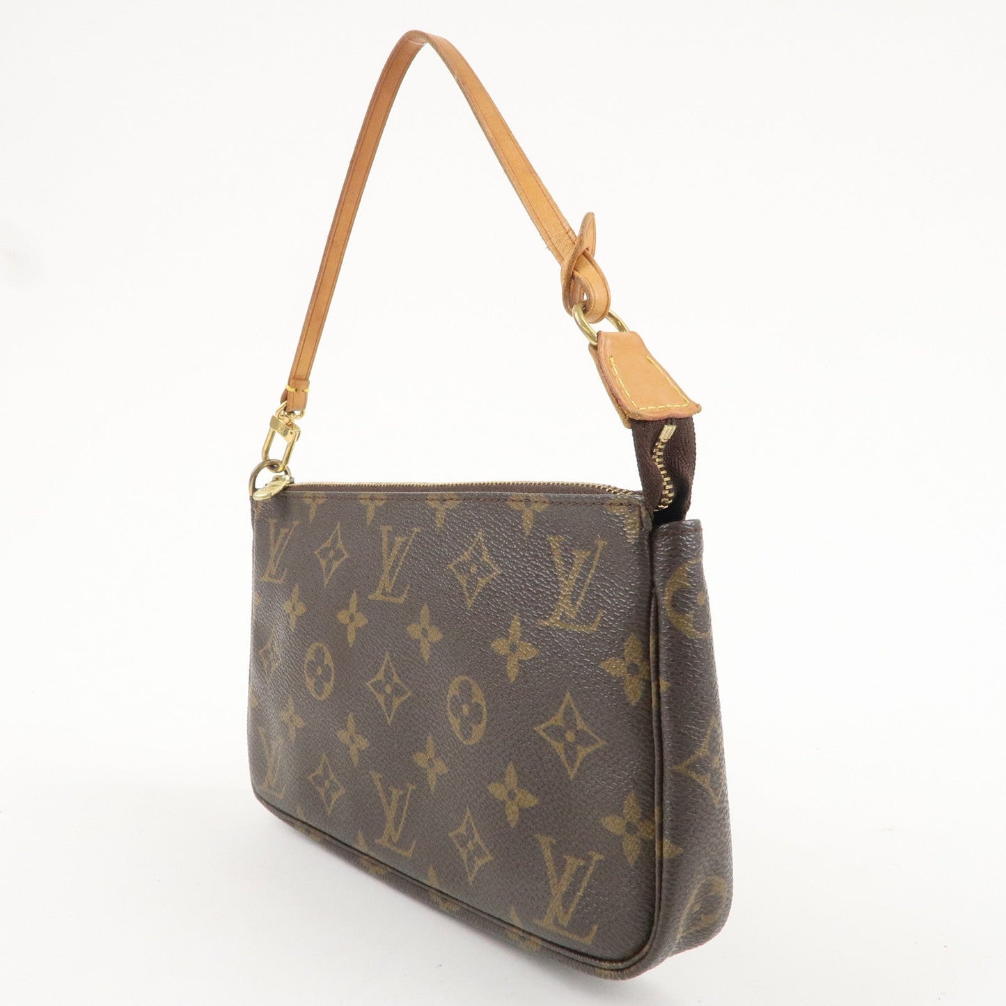 Louis Vuitton Monogram Pochette Accessoires Pouch Brown M51980