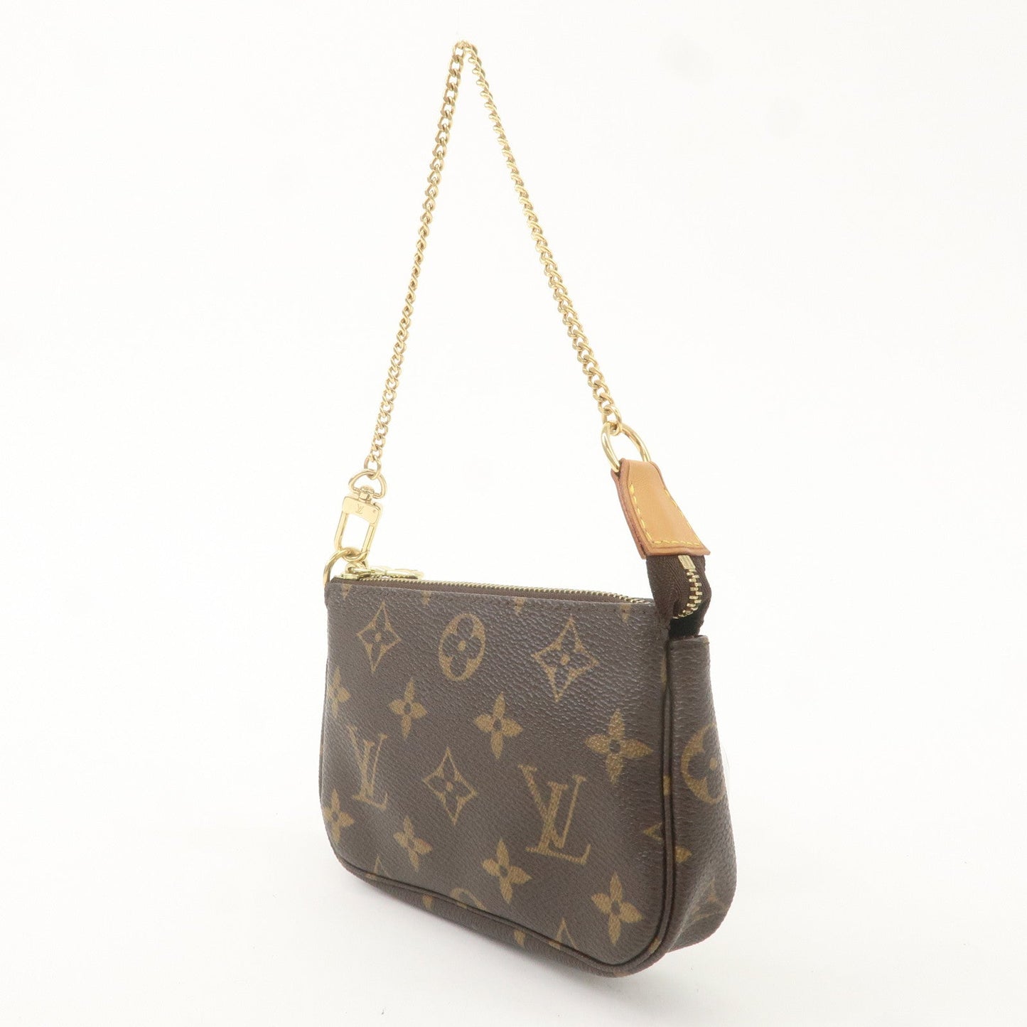 Louis Vuitton Monogram Mini Pochette Accessoires Brown M58009