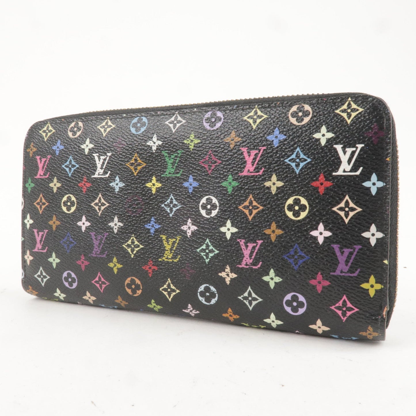Louis Vuitton Monogram Multi Color Zippy Wallet Long Wallet M60243