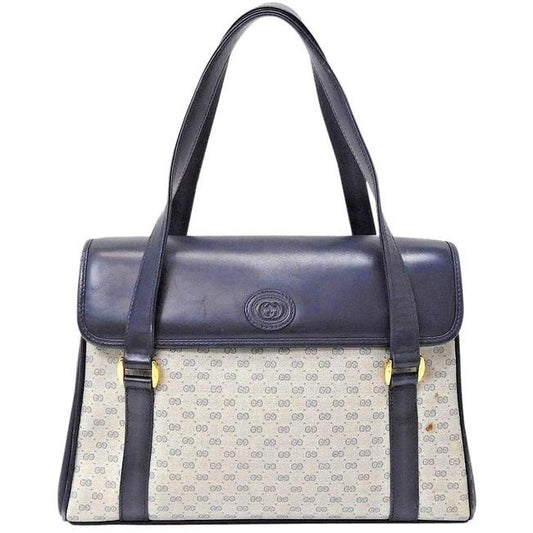 Gucci Envelope Lou Leather Canvas Tote
