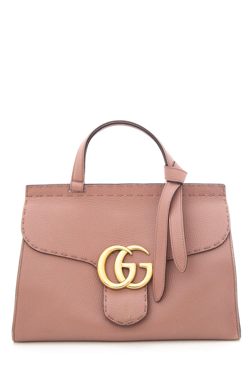 Gucci GG Marmont Pink Leather Handbag