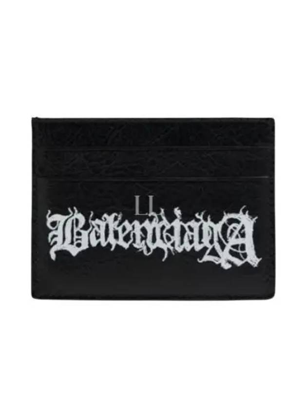 Luxury Balenciaga Trending 2026 Cash DIY Metal Card Wallet Black White