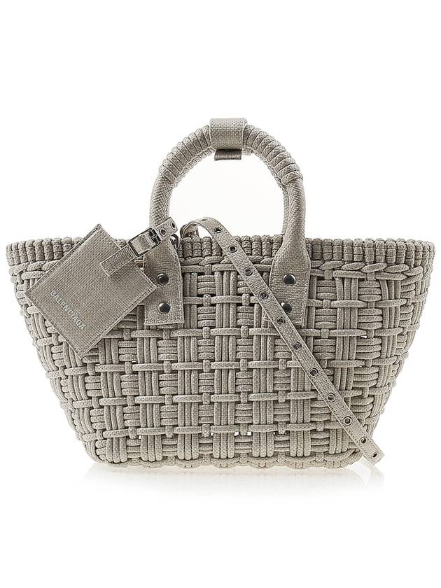 Luxury Balenciaga Trending 2026 Bistro XS Basket Tote Bag Abbey Stone