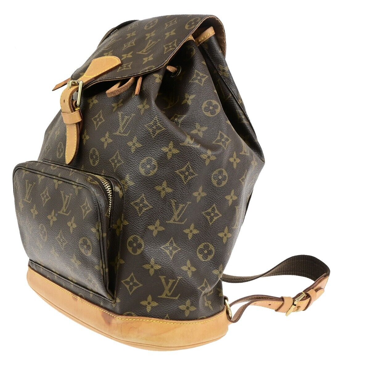Louis Vuitton Montsouris Gm Canvas Backpack Bag