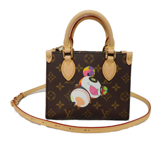 LOUIS VUITTON Tote Bag Monogram canvas (panda print) x microfiber multicolor Takashi Murakami Shoulder Bag RFID  Monogram panda LVxTM On-the-Go BB Women