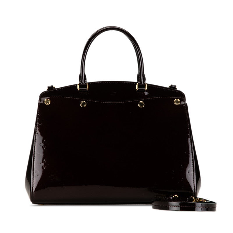 Louis Vuitton Monogram Vernis Blair MM Handbag Shoulder Bag 2WAY M50597 Amarant Patent Leather Louis Vuitton