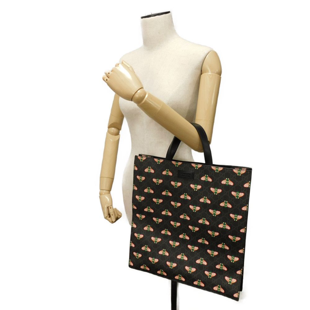 Gucci Bee Tote GG Supreme Canvas Tote Bag