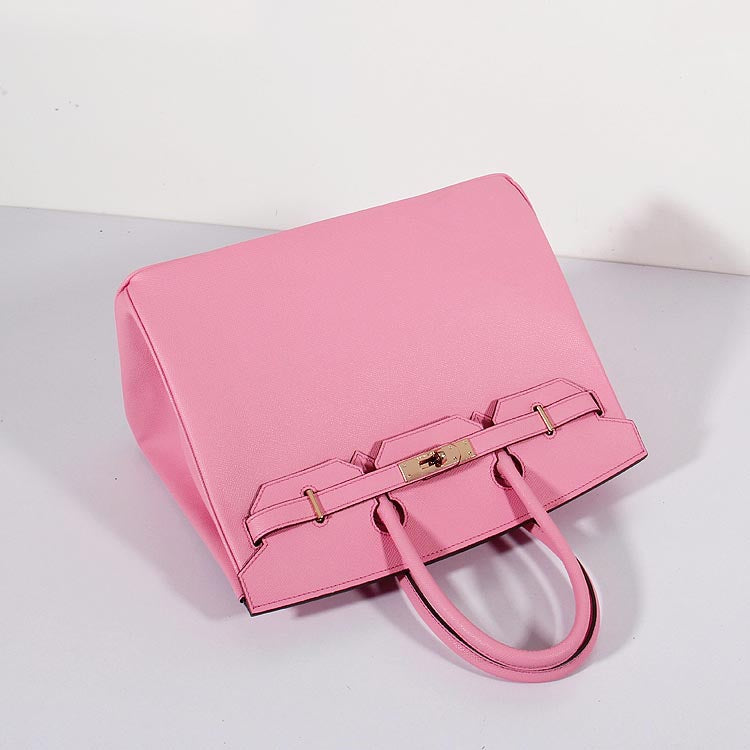 Luxury Hermes 35cm Birkin Bag Epsom Leather Pink Gold