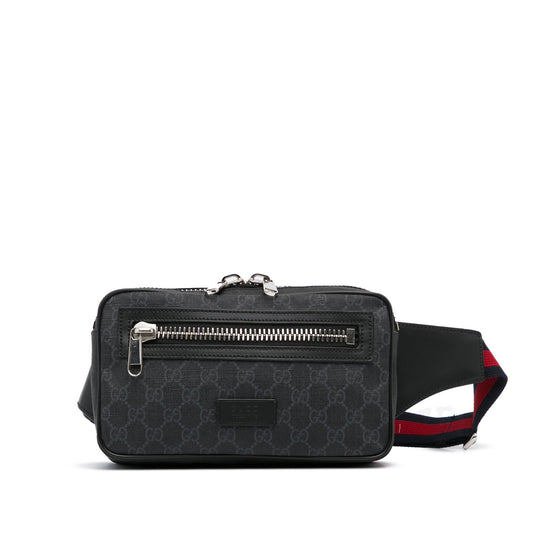 Gucci GG Supreme Black Canvas Crossbody