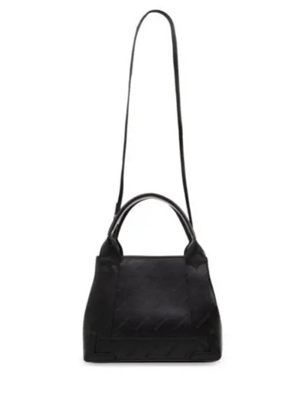 Luxury Balenciaga Trending 2026 Navy XS Embossed Logo Tote Bag Black