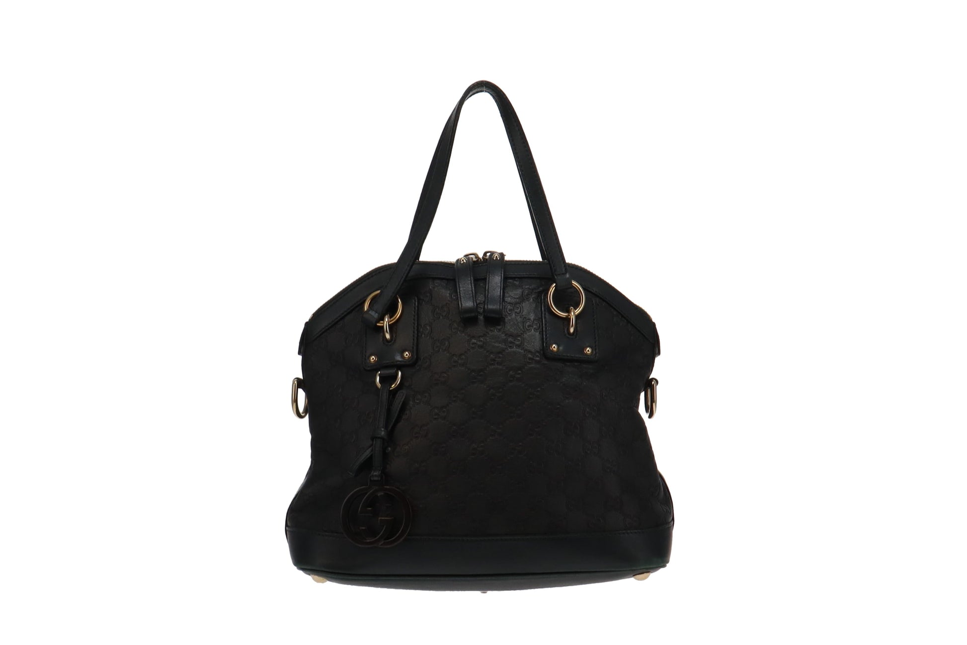 Gucci Monogram Leather Tote