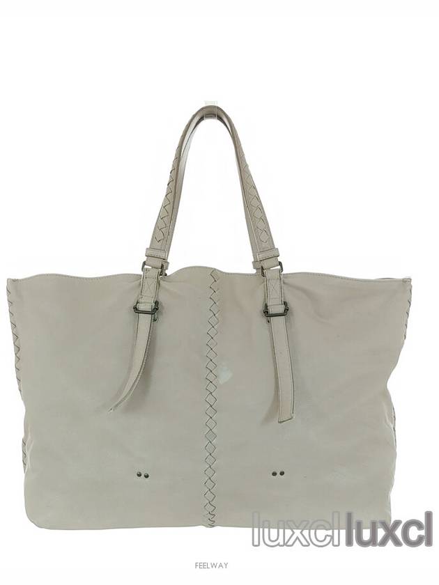 Luxury Bottega Veneta leather big shoulder bag