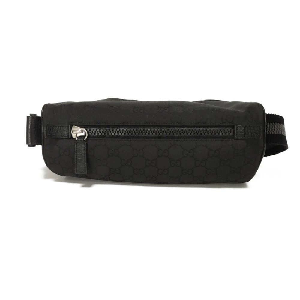 Gucci GG Nylon Calf Leather Waist Bag