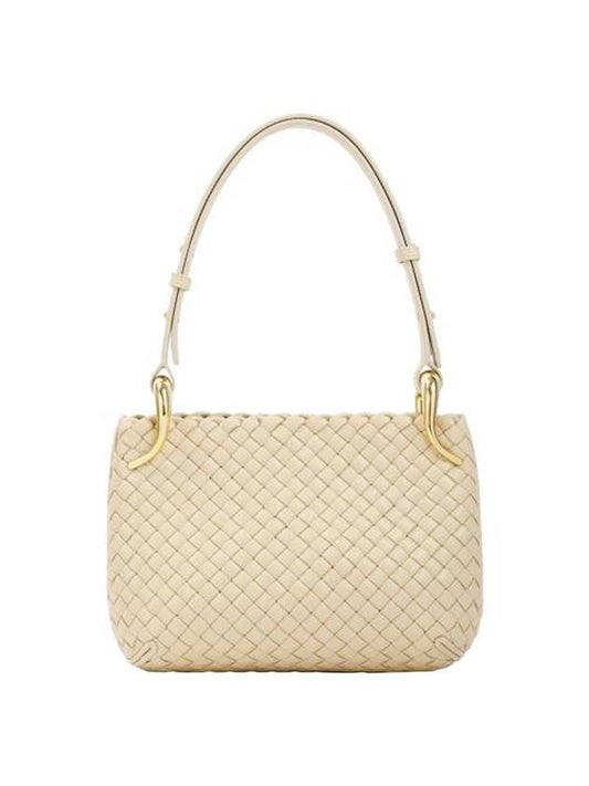 Luxury Bottega Veneta Small Clicker Shoulder Bag Beige
