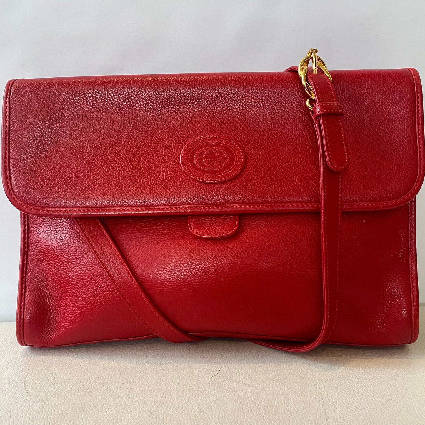 Gucci Leather Shoulder Bag Style 17