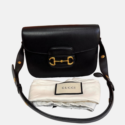 Gucci 1955 Horsebit Bag Small Black Leather