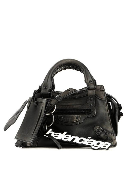 Luxury Balenciaga Trending 2026 Neo Classic Small Shoulder Bag Black
