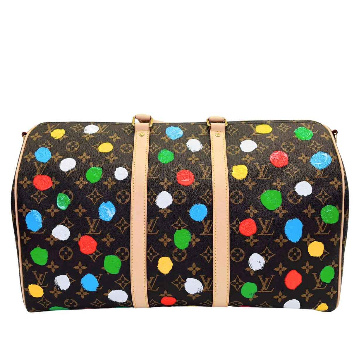LOUIS VUITTON  Yayoi Kusama Keepall Bandouliere45