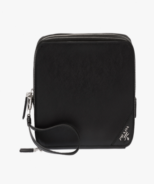 Prada Saffiano Leather MenÂs Bag Black