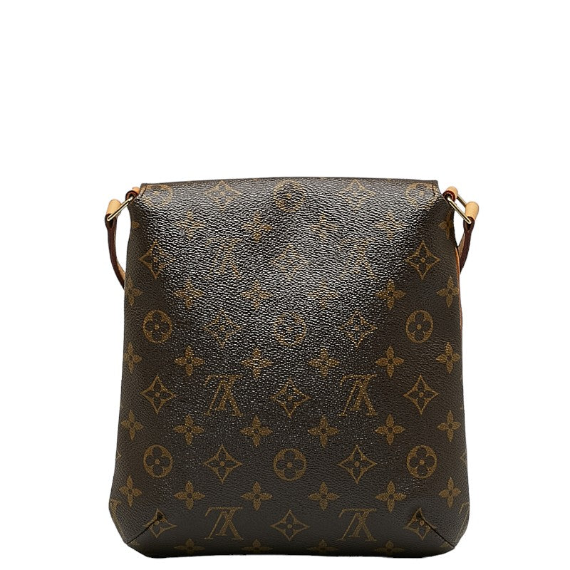 Louis Vuitton Monogram Musée Salsa Long Shoulder Bag M51387 Brown PVC Leather Louis Vuitton