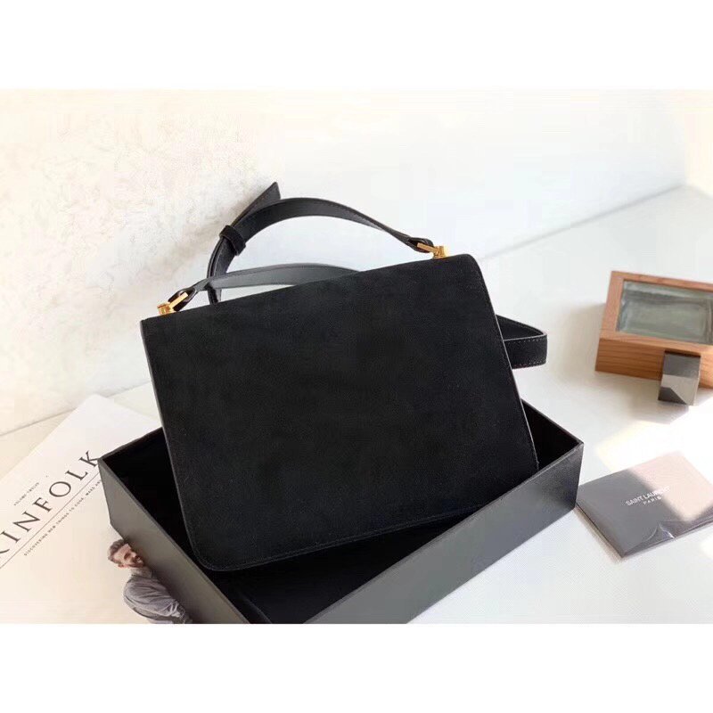 Yves Saint Laurent Le Carre Satchel Black