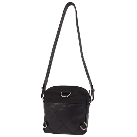 Chanel Black Coated Canvas Paris Biarritz Shoulder Bag