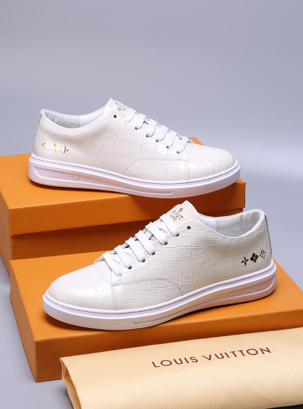 Louis Vuitton Alligator White Sneaker
