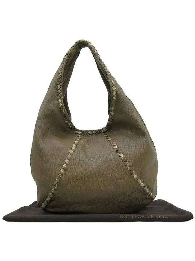 Luxury Bottega Veneta 217741 Brown color hobo shoulder bag
