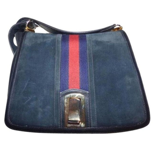 Gucci Envelope Saddle Leather Shoulder Bag