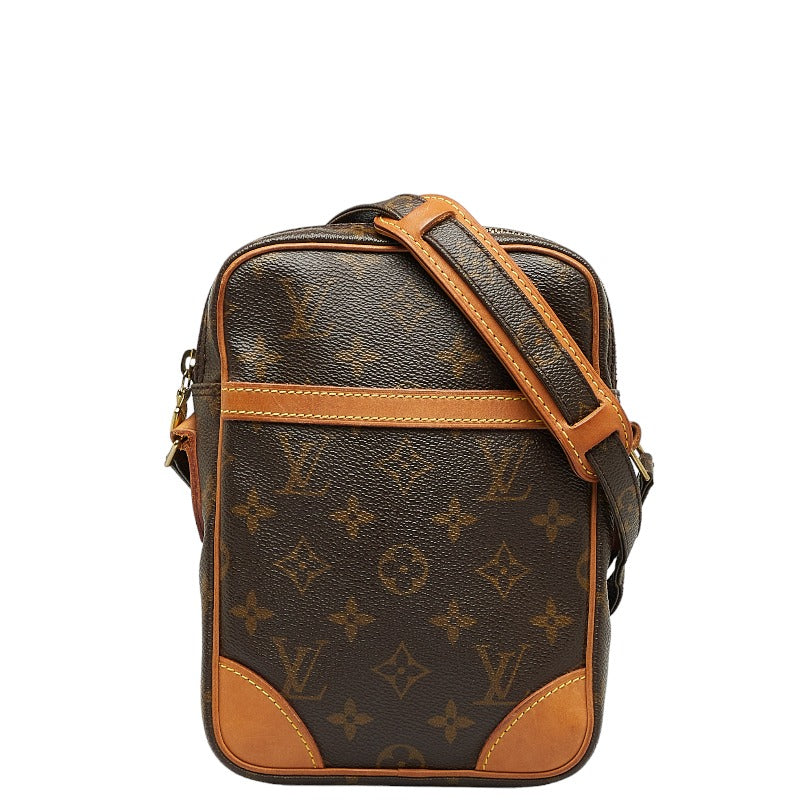 Louis Vuitton Monogram Danube Shoulder Bag M45266 Brown PVC Leather Louis Vuitton