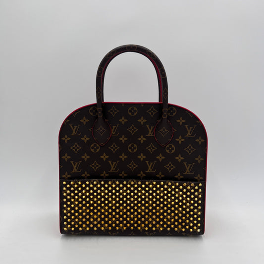 Louis Vuitton Iconoclasts Christian Louboutin Shopping Bag - Brown Handle Bags, Handbags AD580O