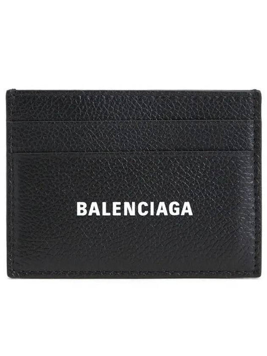 Luxury Balenciaga Trending 2026 Cash Card Holder Black