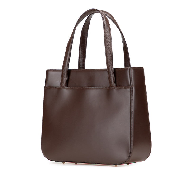 Burberry Shadow Horse Nova Check Leather Handbag