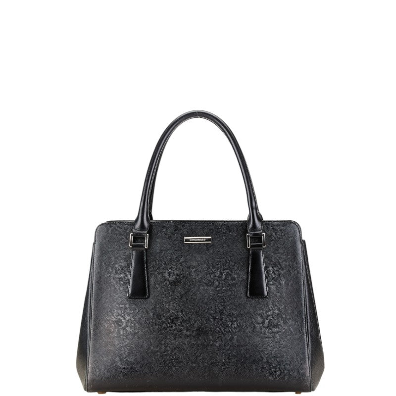 Burberry Nova Check Leather Handbag