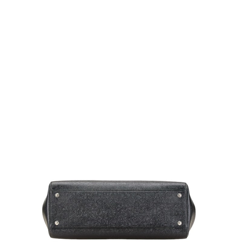 Burberry Nova Check Leather Handbag
