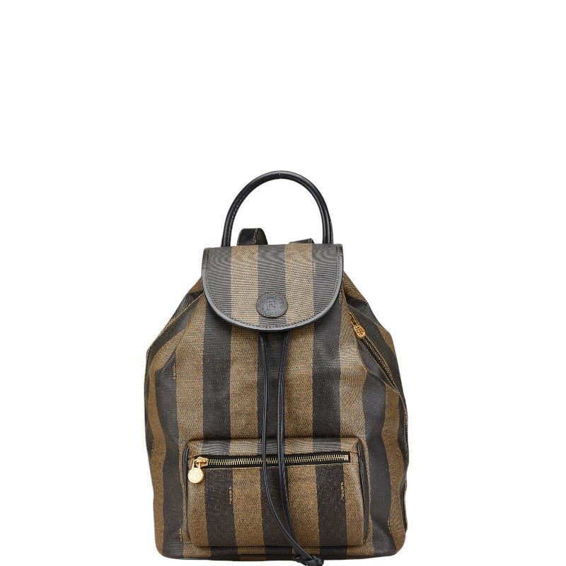 Fendi Pequin PVC Leather Backpack
