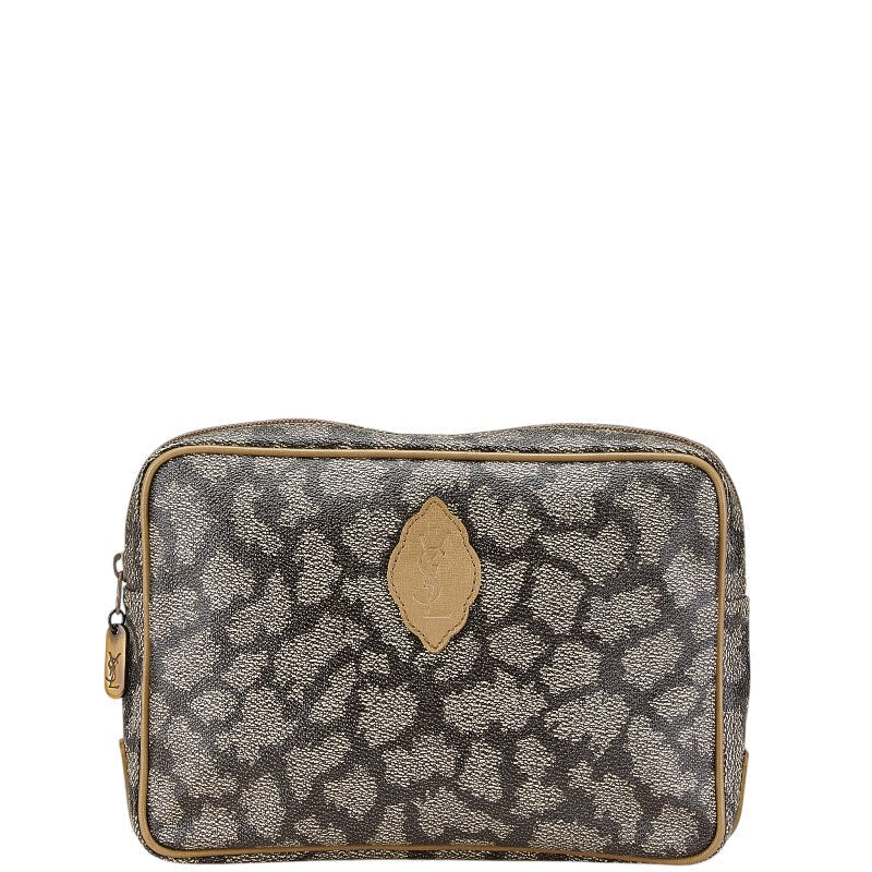 Saint Laurent Giraffe Leather Clutch Bag