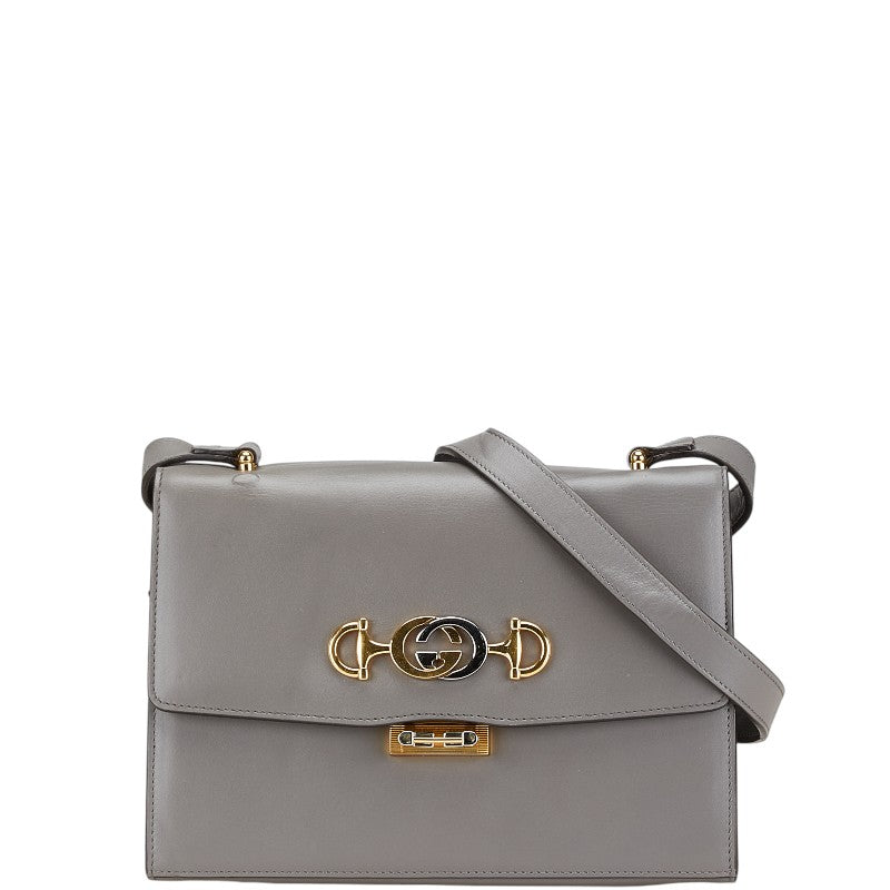Gucci Zumi Leather Shoulder Bag