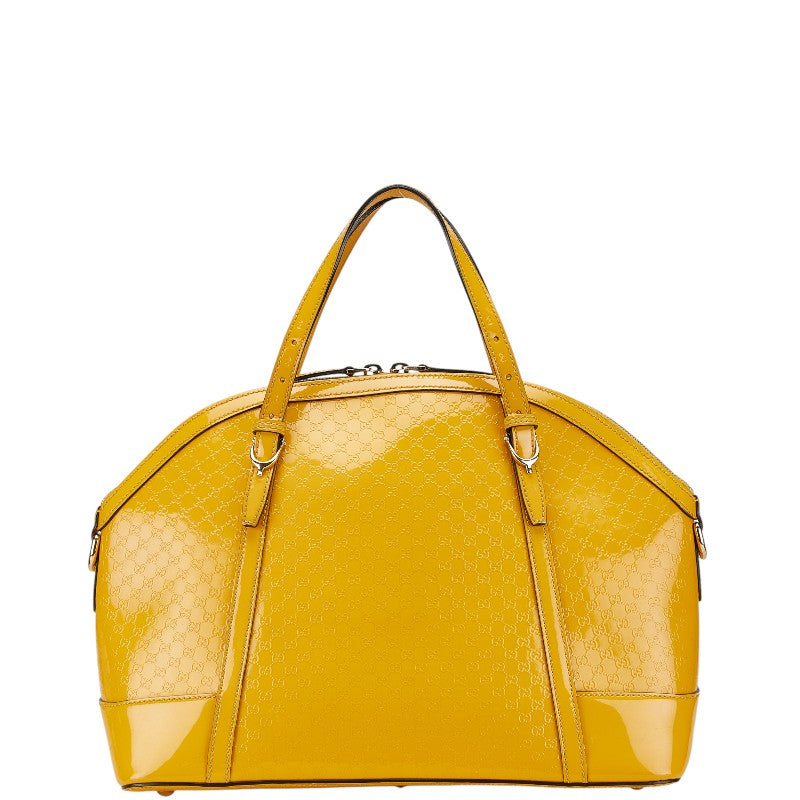 Gucci Microguccissima Patent Leather Handbag