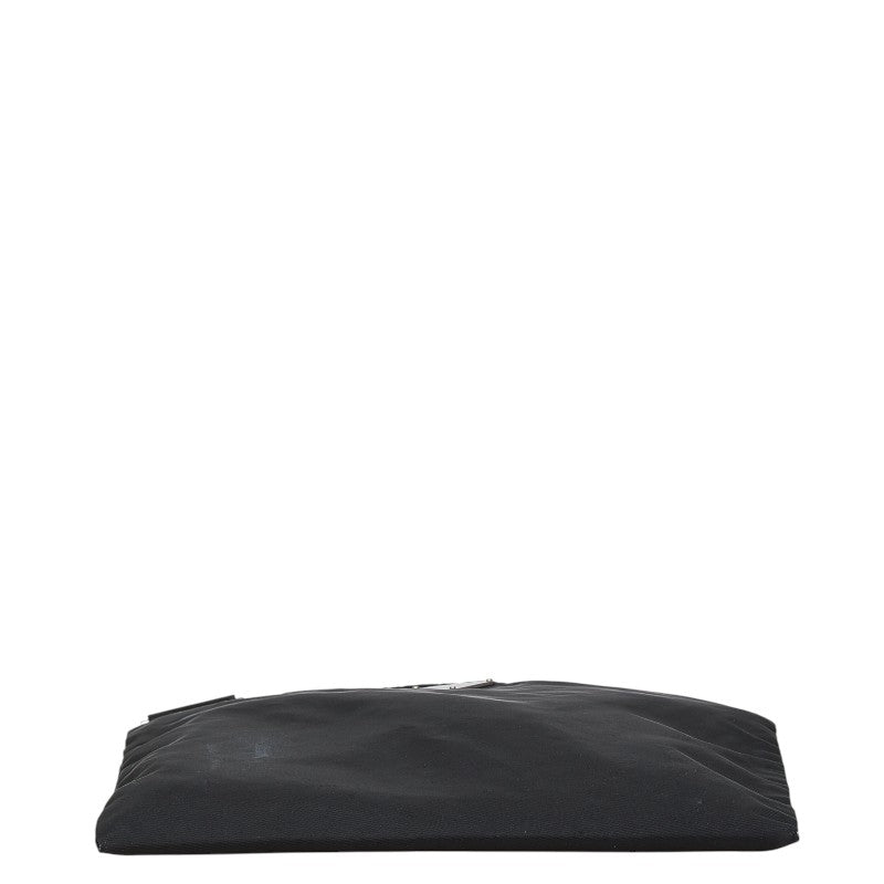 Prada Triangle Logo Plate Nylon Shoulder Bag