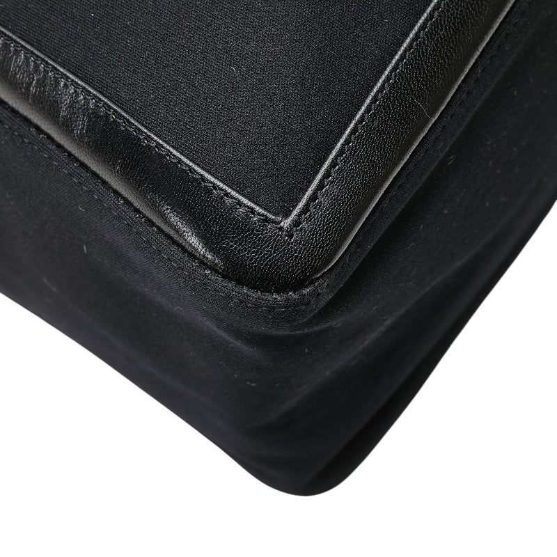Fendi Calligraphy Leather Shoulder Bag
